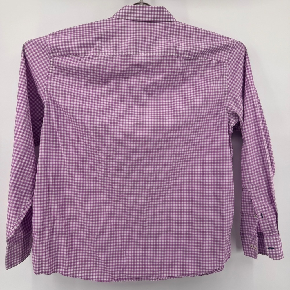 UNTUCKit Mens Purple Gingham Check Button Down Shirt XX Large Casual - Picture 2 of 7